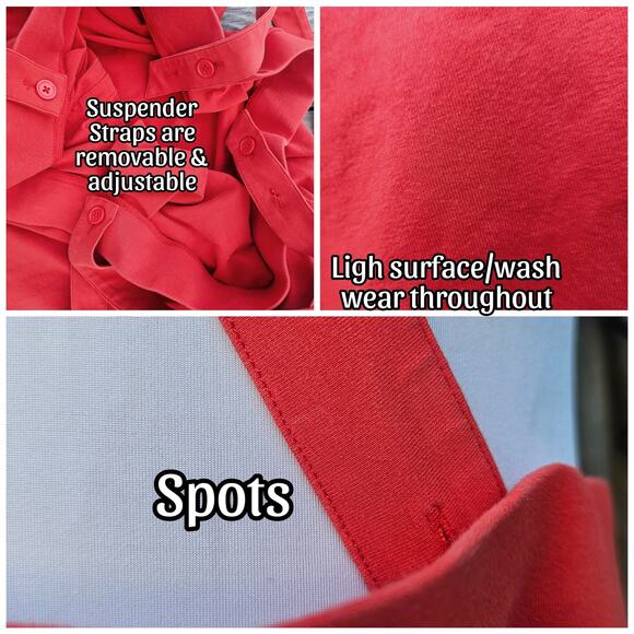 Suspender Skirt Winnie Pooh Bees Disney Plus Size 3X Orange Red Stretch Skirtall - Picture 7 of 11